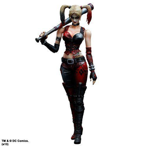 スクエアエニックス Play Arts Kai ハーレークィン ”バットマン アーカム・シティ” アクションフィギュ