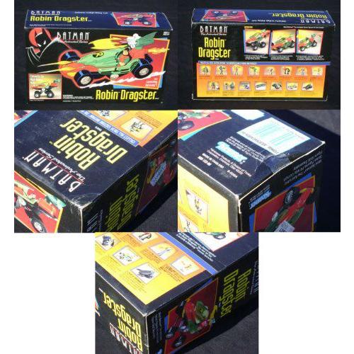 バットマン アニメ シリーズ ロビン Dragster ボックス Sealed & Rare 1992 Kenner MISB