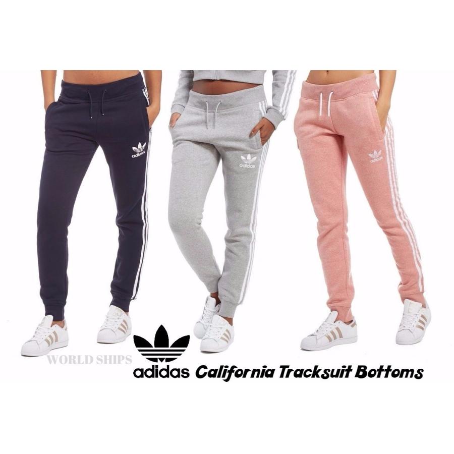 アディダス トラック パンツ Adidas Originals California Tracksuit Bottoms ネイビー Or グレー Or ピンク Adidas 217 World Ships 通販 Yahoo ショッピング