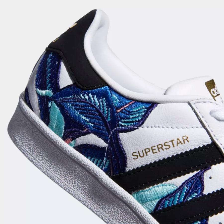 スーパースター アディダス スニーカー adidas Originals superstar ボタニカル刺繍 アディダス スニーカー adidas