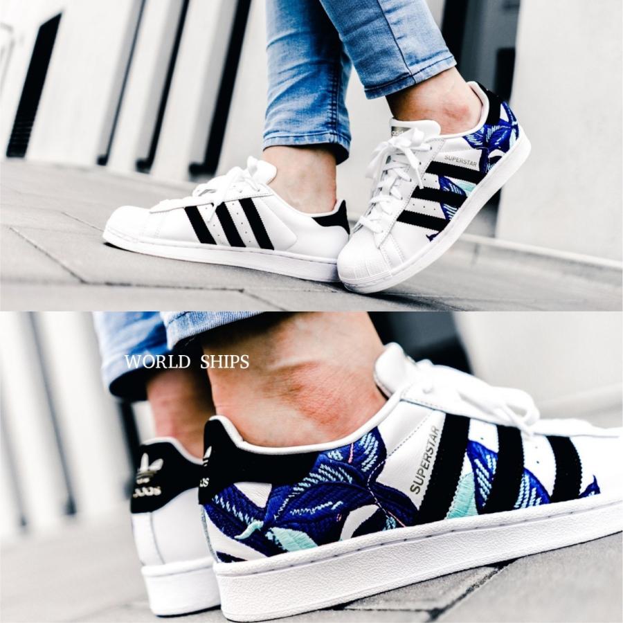 スーパースター アディダス スニーカー adidas Originals superstar ボタニカル刺繍 アディダス スニーカー adidas