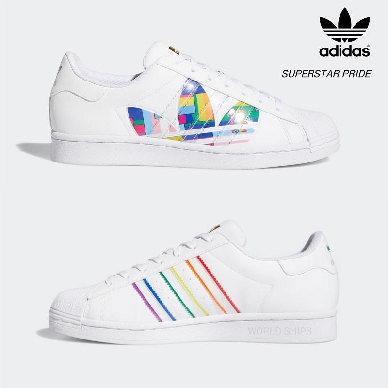 アディダス スニーカー メンズ レディース スーパースター プライド コレクション Adidas Superstar Pride Shoes 海外限定モデル Adidas 428 World Ships 通販 Yahoo ショッピング