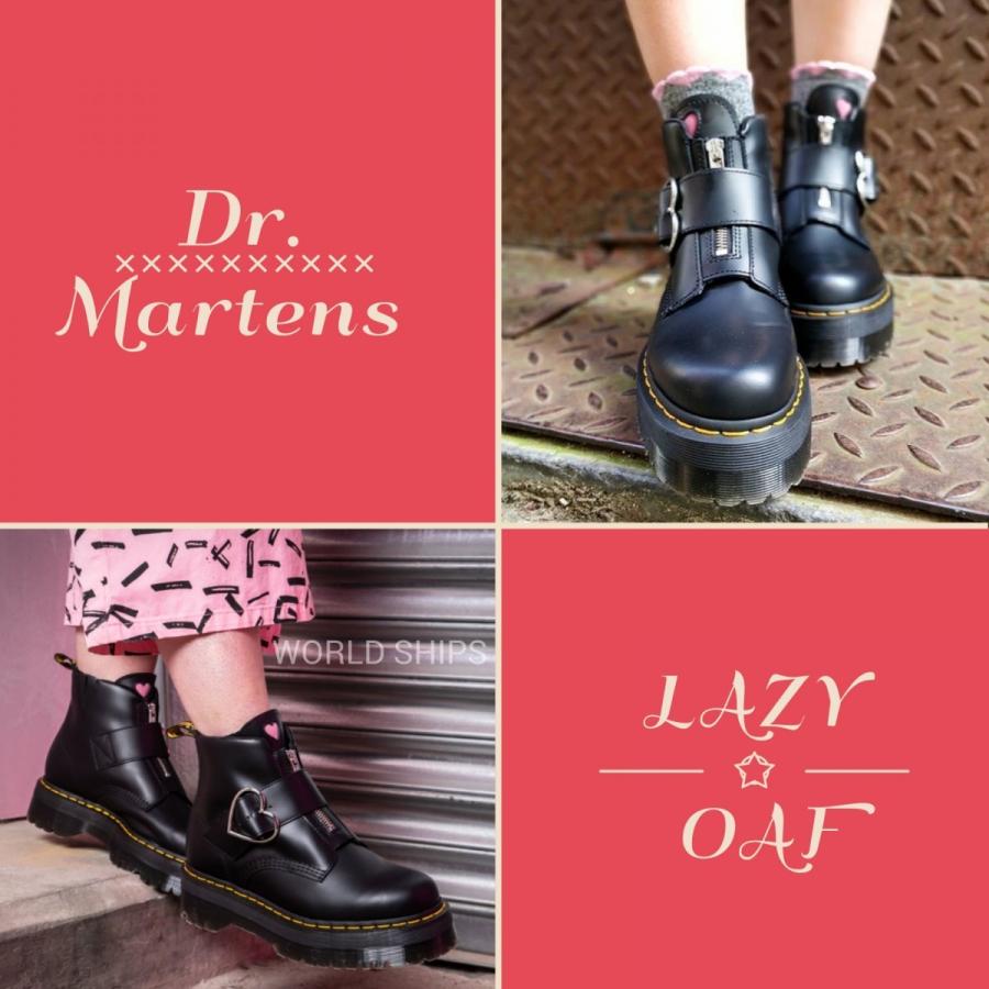 ドクターマーチン ショートブーツ Dr. Martens 厚底 ブーツ LAZY OAF 