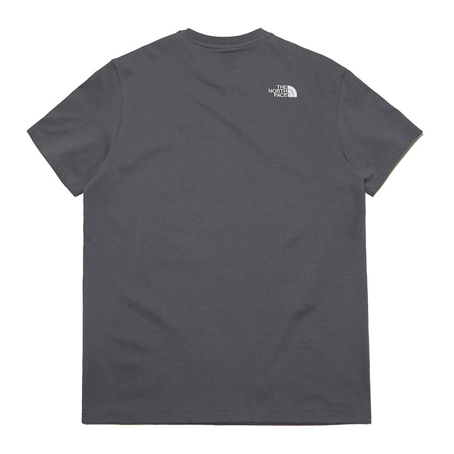 The North Face ノースフェイス Tシャツ 半袖 黒 ブラック 灰色 グレーロゴ海外限定 シンプルドーム 海外sサイズ 大人も着やすいシンプルファッション