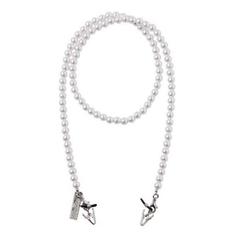 マスクストラップ おしゃれ メンズ マスクチェーン パール レディース オフホワイト Off White Pearl 3way マスク チェーン 日本製 Hb 304 World Ships 通販 Yahoo ショッピング