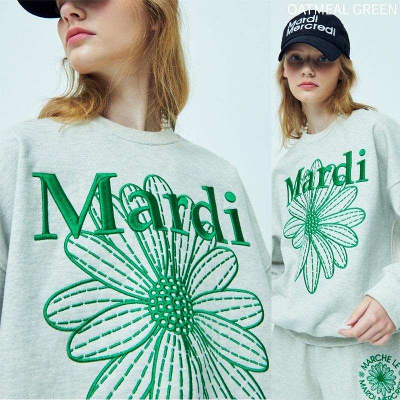 高品質】 Mardi Mercredi マルディメクルディ 刺繍スウェット