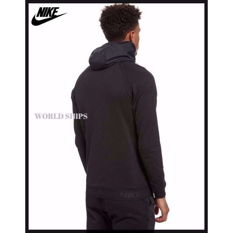 新作人気モデル Nike パーカー スウェット ナイキ スウェット レディース メンズ Nike トレーナー パーカー ナイキ Air ブラック 海外限定 正規品 Hoodie Zip Full Ft Max トップス