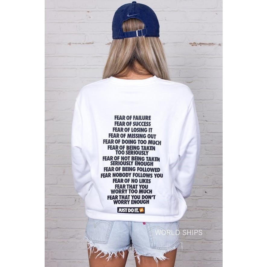 ナイキ トレーナー Just Do It レディース メンズ ロゴ スウェット トレーナー 長袖 海外限定 正規品 Nike 409 World Ships 通販 Yahoo ショッピング