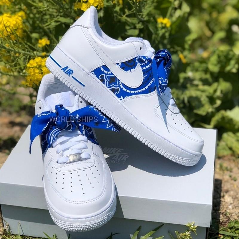 本日限定価格 ナイキ エアフォース1 メンズ エアフォースワン レディース ナイキ スニーカー メンズ Nike Air Force 1 バンダナ Bandana Nike 638 World Ships 通販 Yahoo ショッピング