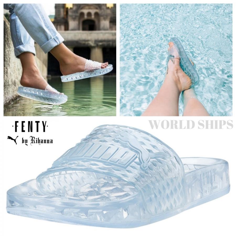 サンダル プーマ リアーナ メンズ レディース Puma Fenty ジェリー リアーナ コラボ ブルー 海外正規品 Puma 32 World Ships 通販 Yahoo ショッピング