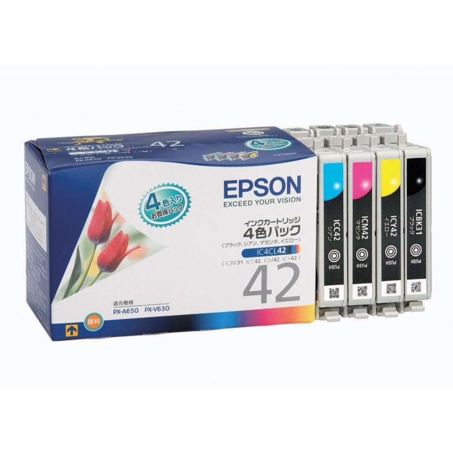 EPSON IPXシリーズ インクカートリッジ 4色セット カラリオ EPSON エプソン 純正インクカートリッジ 4色一体セット