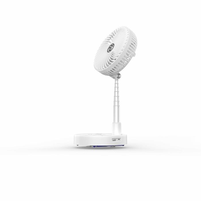 PANERGY コードレス静音サーキュレーター扇風機 20cm 白/グレー 防災