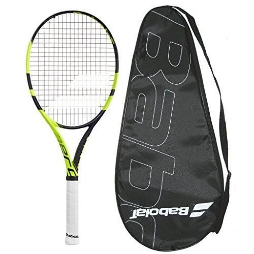 ★お求めやすく価格改定★ テニスラケットBabolat Pure Aero Lite Tennis Racquet - 2016 AeroPro Lite - Strung with Cover (4-3/8), 当麻町 676d7b0b