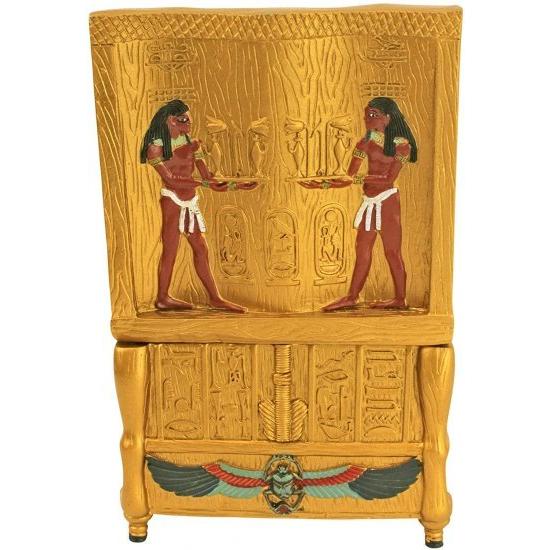 Design Toscano King Tut's Golden Throne Treasure Box ツタンカーメン_5