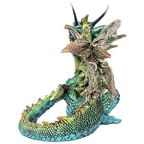 Design トスカーノ ウィケハムのペットドラゴン像 フルカラー_4