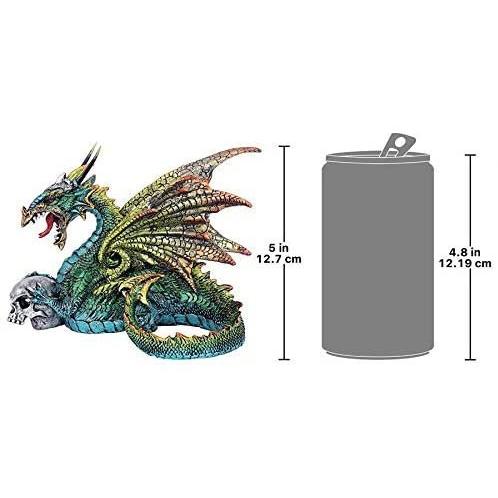 Design トスカーノ ウィケハムのペットドラゴン像 フルカラー_5