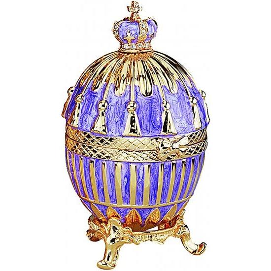 (Tassel) - Design Toscano Faberge Style Tassel Enamelled Egg