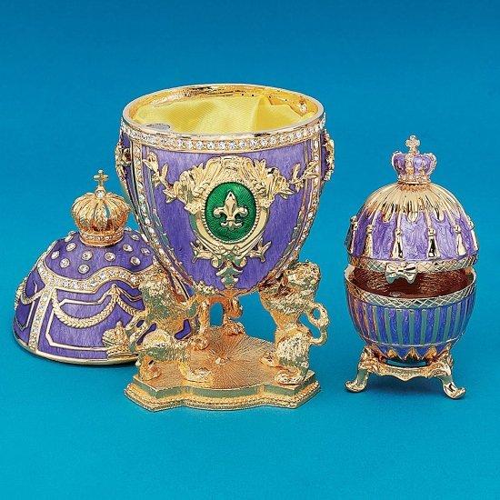 (Tassel) - Design Toscano Faberge Style Tassel Enamelled Egg_1