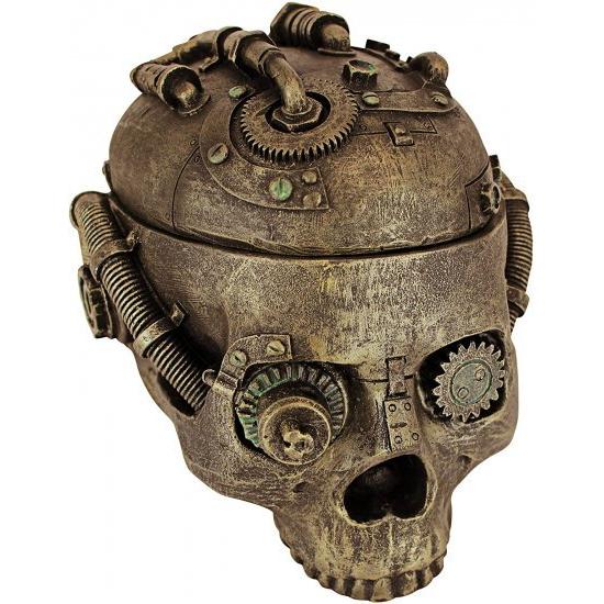 Design Toscano Steampunk Skull Containment Vessel by Design Toscano｜worldsports｜02