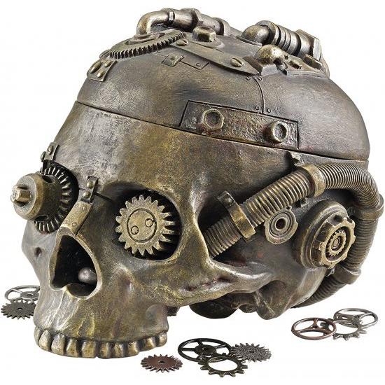 Design Toscano Steampunk Skull Containment Vessel by Design Toscano｜worldsports｜07