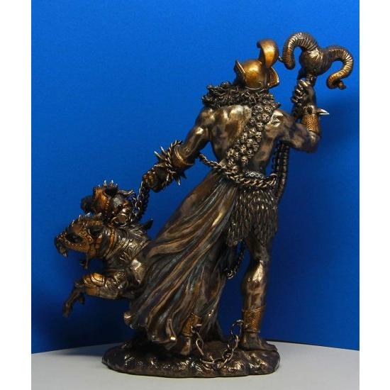 Greek God of Hadesアンダーワールドwith Cerberus Statue Pluto Roman Olympian by Pacific Giftware｜worldsports｜02