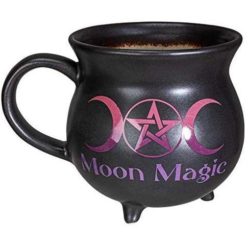 Pacific Giftware ムーンマジック 魔女 大釜 釉薬 陶器 コーヒーマグ スープボウル_1