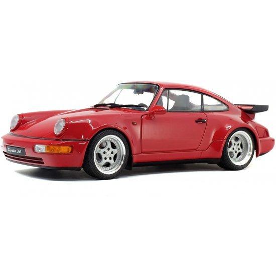 ソリド1/18 ポルシェ964 3.6ターボ　レッド中古 ソリド(Solido) 1/18 ポルシェ 911(964) 3.6 ターボ 1990 レッド