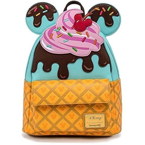 Loungefly ラウンジフライ disney ディズニー ミニーマウス アイスクリーム リュックサック ミニ バック