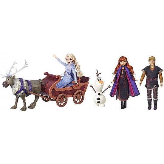 Disney Frozen 2 Sledding Adventures ディズニーアナと雪の女王2 そりアドベンチャードールパックの画像