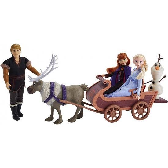 Disney Frozen 2 Sledding Adventures ディズニーアナと雪の女王2 そりアドベンチャードールパックの画像