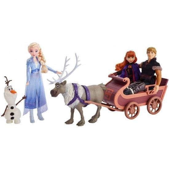 Disney Frozen 2 Sledding Adventures ディズニーアナと雪の女王2 そりアドベンチャードールパックの画像