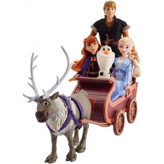 Disney Frozen 2 Sledding Adventures ディズニーアナと雪の女王2 そりアドベンチャードールパックの画像