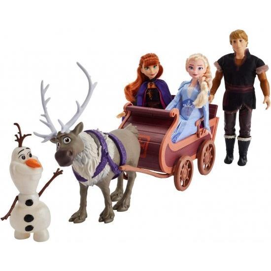 Disney Frozen 2 Sledding Adventures ディズニーアナと雪の女王2 そりアドベンチャードールパックの画像