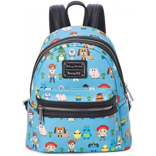 Loungefly トイストーリー バックパック リュック  ラウンジフライ かばん グッズ 雑貨 チビキャラ 総柄
