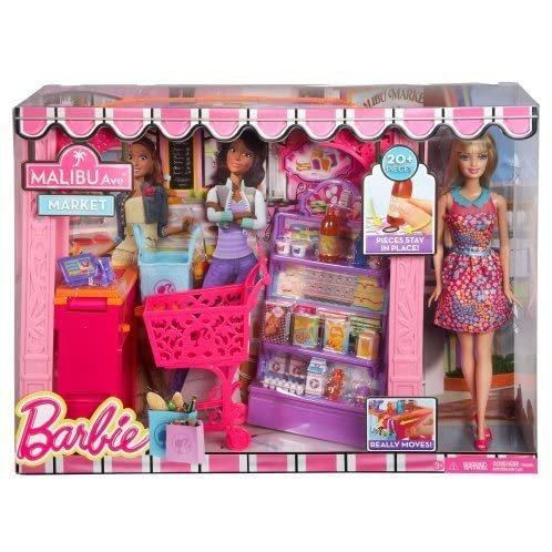 輸入バービー人形 Barbie Life in The Dreamhouse Grocery Store and Doll Playset_3