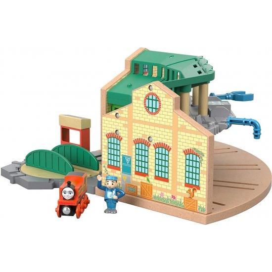 トーマス 木製 車庫 トーマス 木製 車庫 デラックス操車場