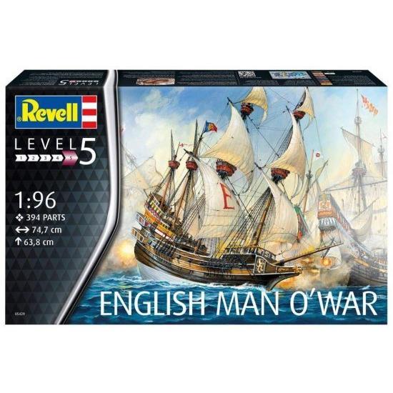 ドイツレベル 1/96 イギリス海軍 マン オー ウォー プラモデル 05429 ドイツレベル 1/96 イギリス海軍 マン オー ウォー プラモデル