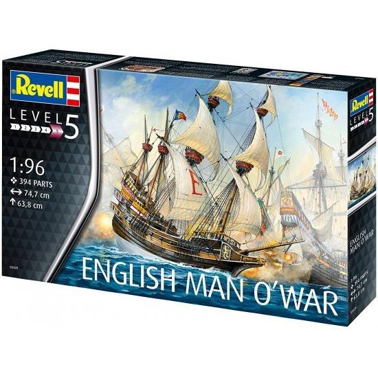 ドイツレベル 1/96 イギリス海軍 マン オー ウォー プラモデル 05429 ドイツレベル 1/96 イギリス海軍 マン オー ウォー プラモデル