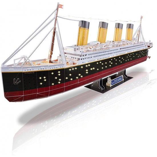 ドイツレベル 3Dパズル RMS タイタニック(LEDギミック付