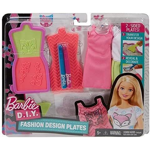 Barbie バービーD.I.Y.ファッションデザインプレート＃2