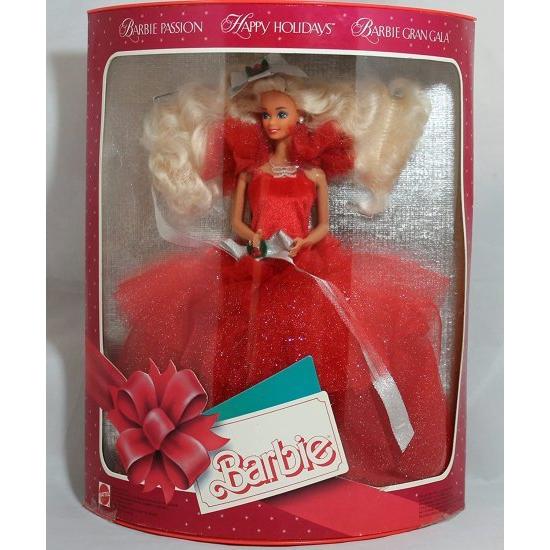 公式超高品質 Barbie 1988 Happy Holidaysバービー-マテルによる収集可能なシリーズで1番目