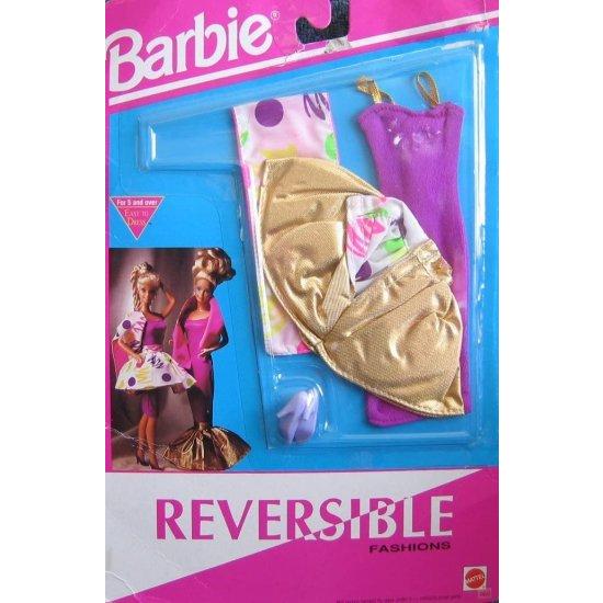 Barbie バービーリバーシブルファッション 簡単なドレス（1992 Arcotoys、Mattel）