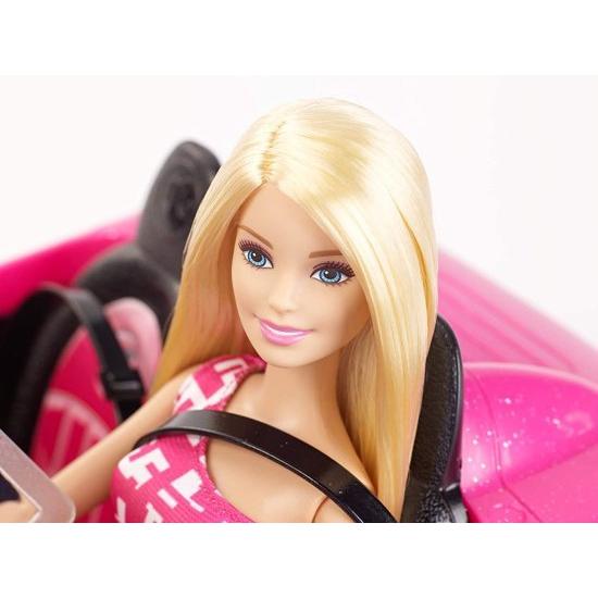 Barbie バービーコンバーチブルと人形パック、Pinkの画像
