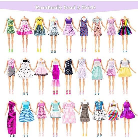【未開封】【希少品】　Barbie バービー人形　洋服 Barbie バービー用の人形服とアクセサリー-24アイテムギフトセット、9