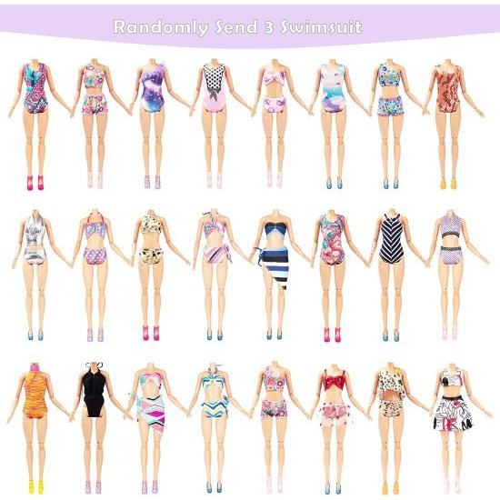 Barbie バービー用の人形服とアクセサリー-24アイテムギフトセット、9