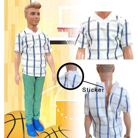 Barbie バービーケン人形の人形服とアクセサリー、4つの衣装 + 3 Barbie バービーケン人形の人形服とアクセサリー、4つの衣装 + 3
