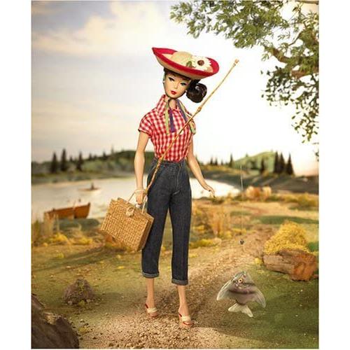 Barbie バービーあやつり人形の生まれ変わりピクニックセットゴールドラベル 着せかえ人形、抱き人形-ゲーム、おもちゃ