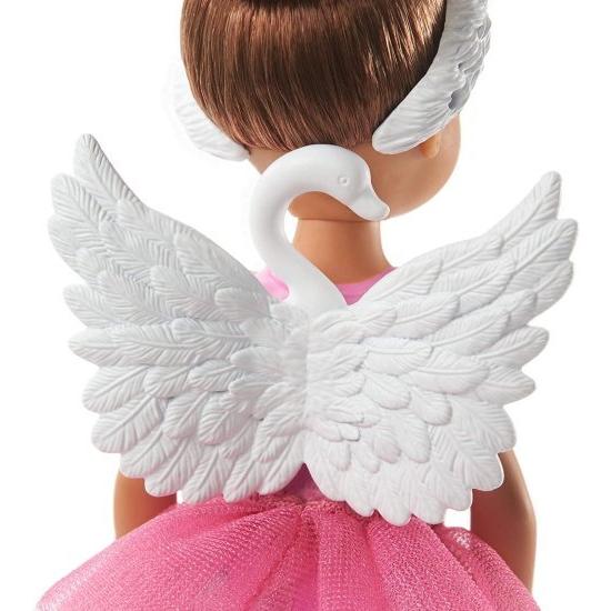 Barbie バービークラブチェルシードールとバレエプレイセット、6インチのブルネット、変身ステージ、バレエバレ、ファッション、アクセサリーなどのアクセサリ_3