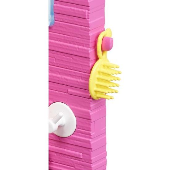 Barbie バービー人形と家具セット、作業シャワー付きのバスルームと3