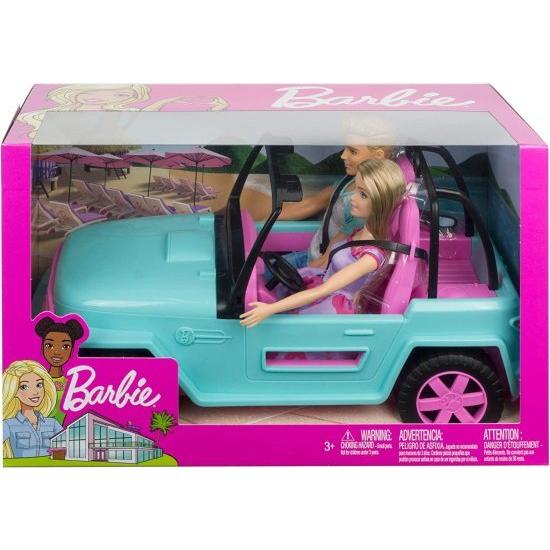 Barbie オフロード車と人形を備えたバービーGHT35プレイセット、衣服とアクセサリーのケン、3年以上、マルチカラー_4